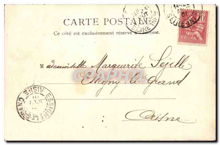 Le Havre - L'Entree du Port - Souvenir du Havre CPA  — Rückseite