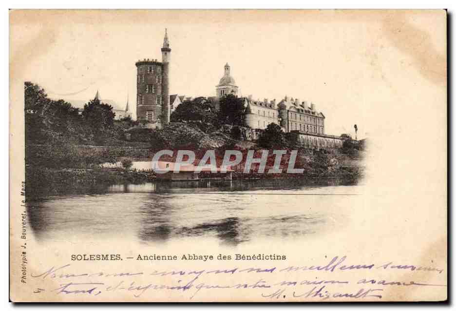 Solesmes - Ancienne Abbaye des Benedictions CPA 