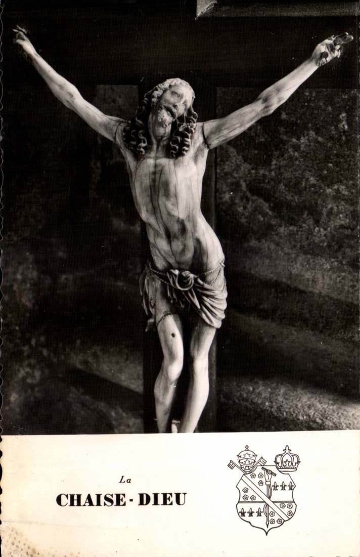 La Chaise-Dieu — Christ en ivoire du XVIIe siècle — Éditeur : Moullet
