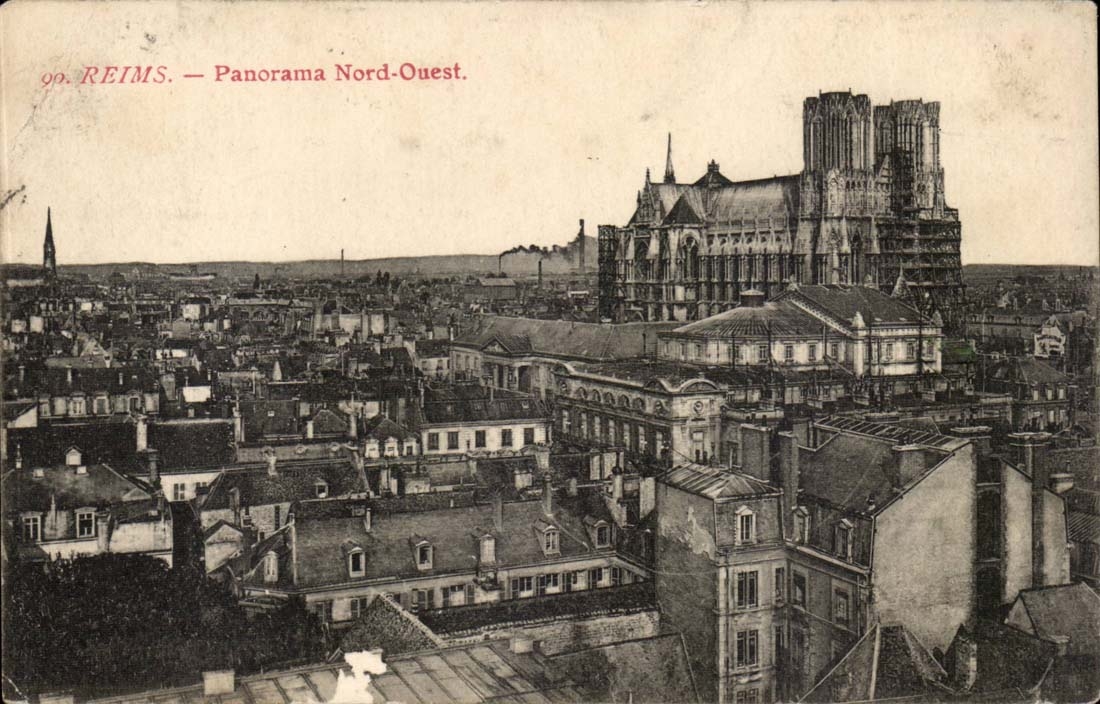 Reims CPA Panorama Nord Ouest