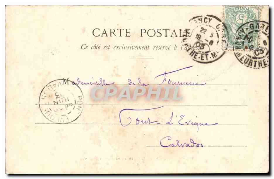 Nancy CPA Vue generale prise depuis Saint Epvre — Back