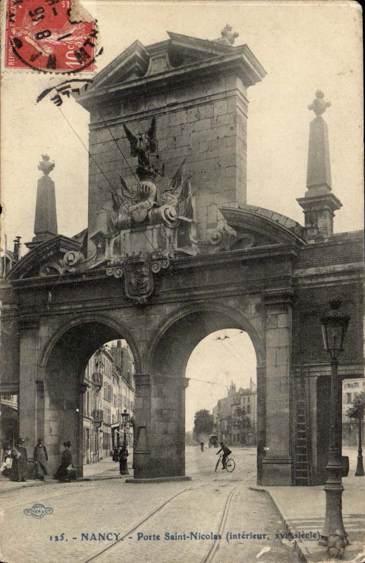 NANCY — Porte Saint-Nicolas (intérieur, xviie siècle) — Éditeur FLEURER & CIE, n° 125