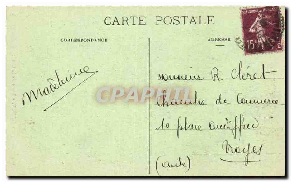 Nancy CPA Porte de la Graffe  — Verso