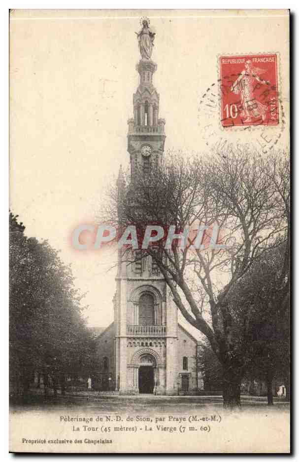CPA Pelerinage de Nd de Sion par Praye