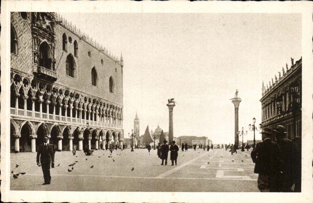 CPA Italie Italie Venezia Piazetta e isola s Giorgio