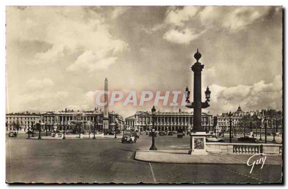 CPM Paris place de la Concorde