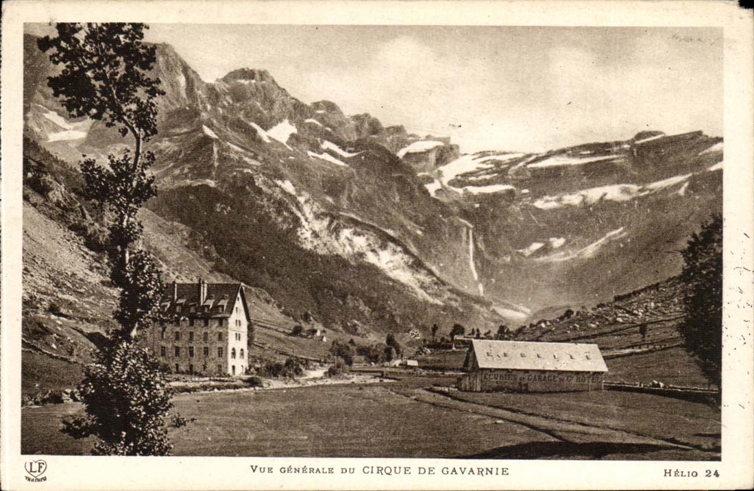 CPA Vue generale du cirque de Gavarnie