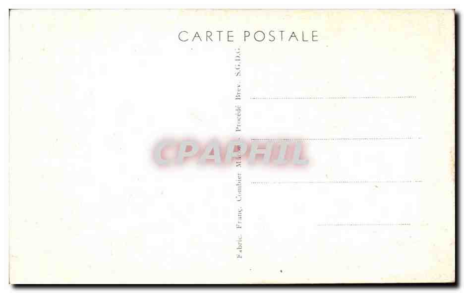 AIX-en-PROVENCE — La Grande Fontaine — Fabrie, Combat, Milon, S.G. D.A.C. — Rückseite