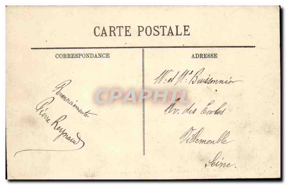 Fontainebleau — Le Palais — Allée de Sully — LL — Reverso