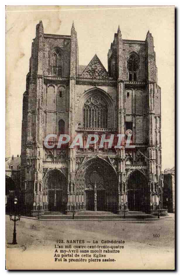 CPA Nantes La cathedrale 