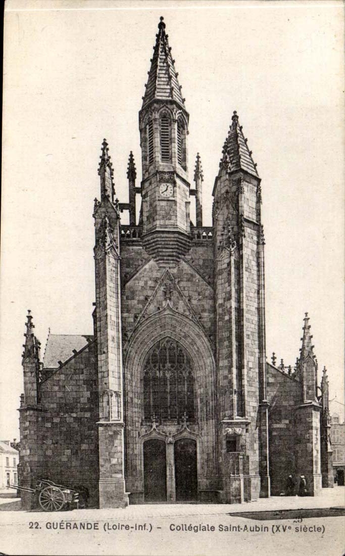 CPA Guerande Collegiale Saint Aubin