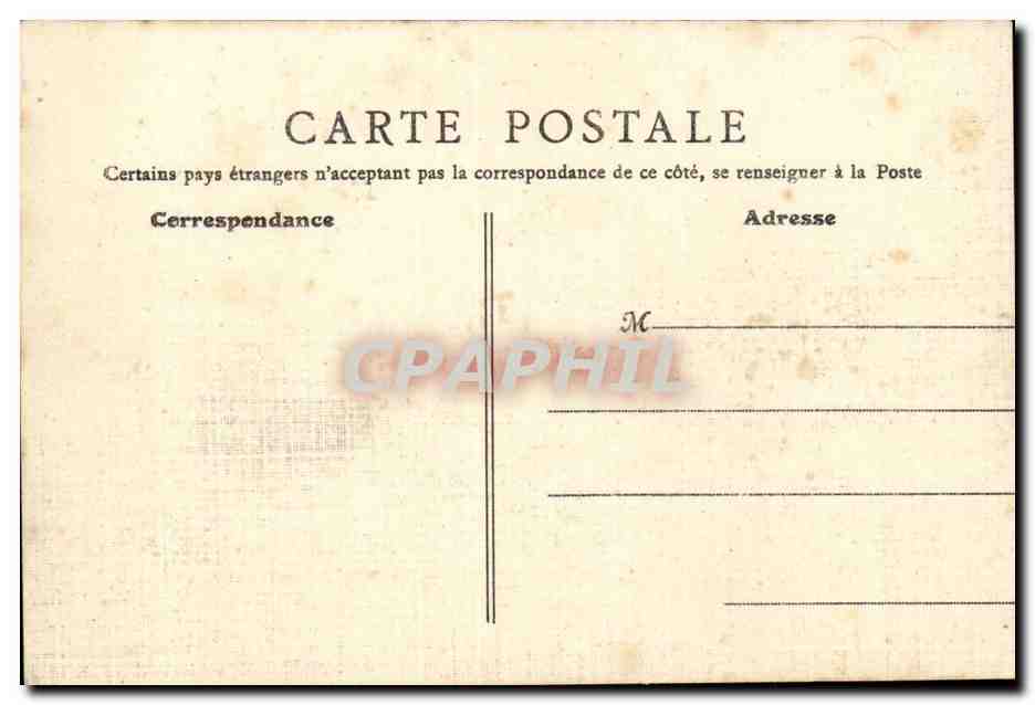 CPA Saint Jean Cap Ferrat — Verso