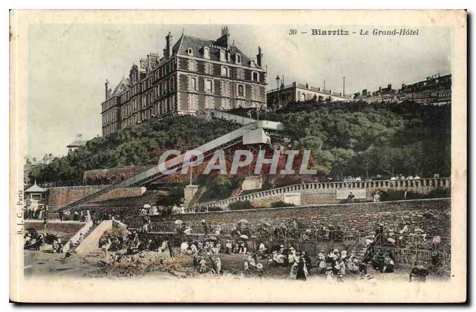 Biarritz - Le Grand Hotel - CPA 