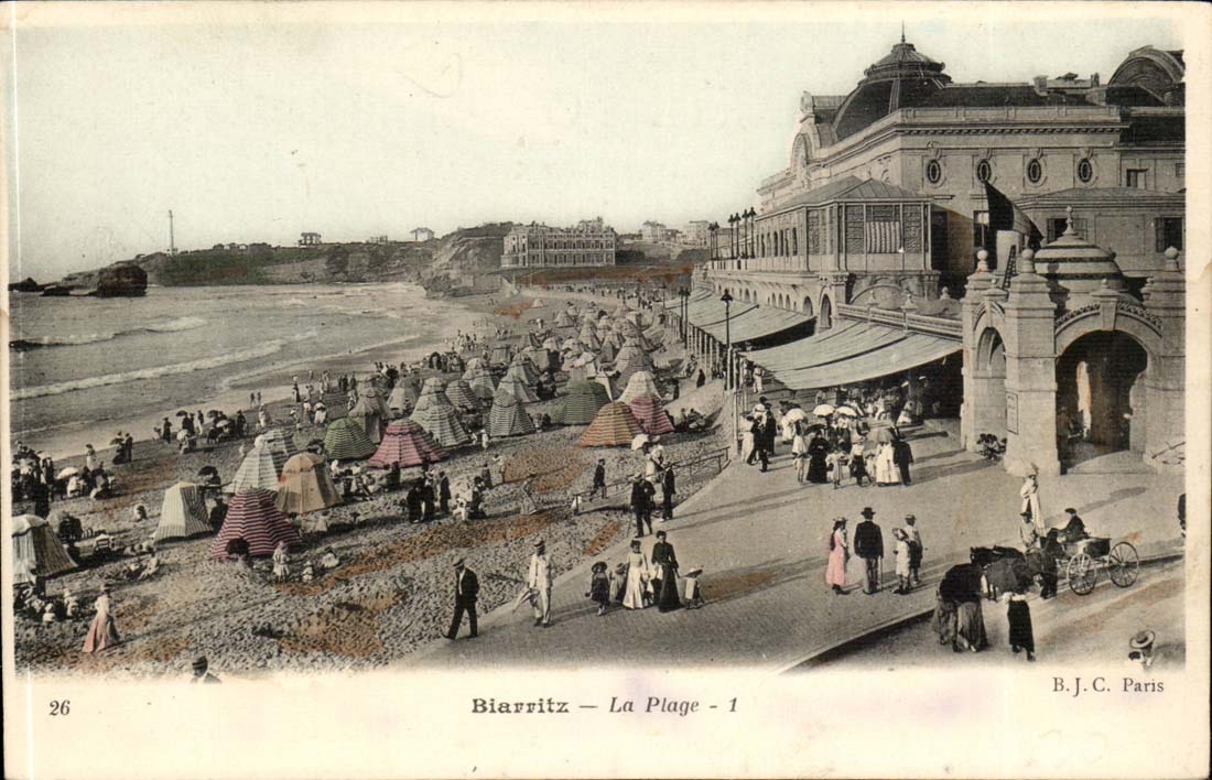 Biarritz - La Plage - CPA 