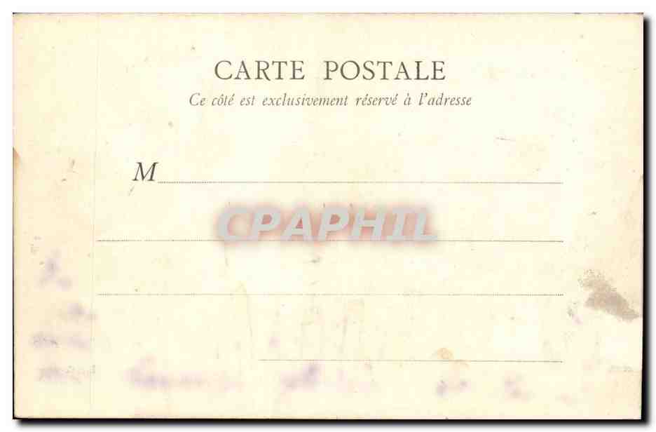 Biarritz - La Plage - CPA  — Verso