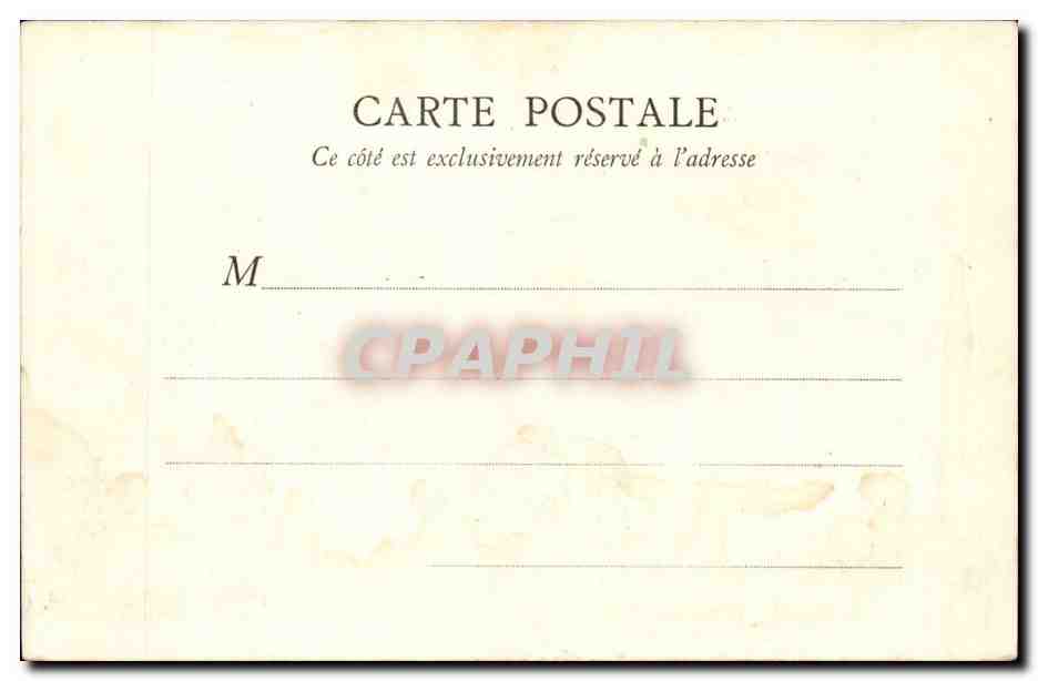 Biarritz - Rocher de la Vierge et Square - CPA  — Rückseite