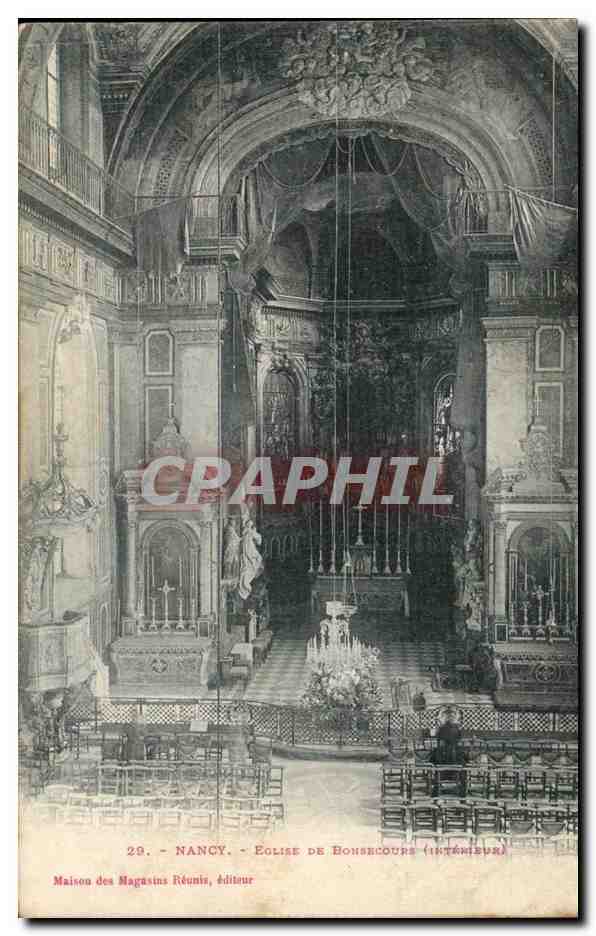 Nancy - Eglise de Bonsecours CPA 