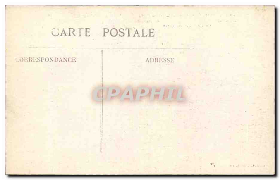 Chambery CPA Place Caffe l'entree du chateau des ducs de SAvoie La tour ds archives — Rückseite