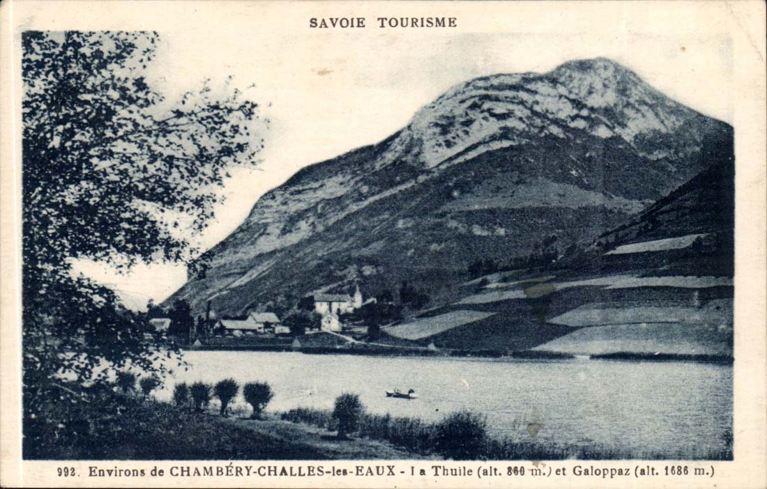 Environs de Chambery Challes les eaux CPA La Thuile et Galoppaz