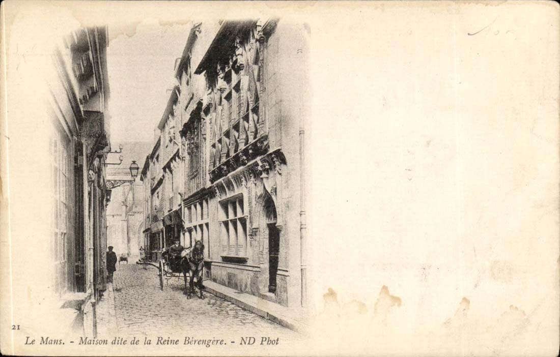 Le Mans - maison dites de la Reine Berengere - CPA 