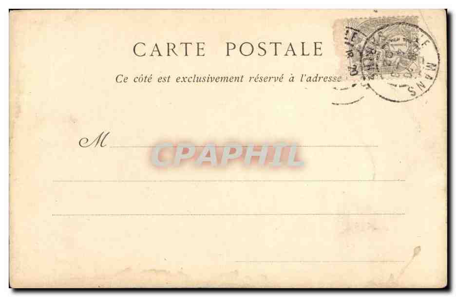 Le Mans - maison dites de la Reine Berengere - CPA  — Rückseite