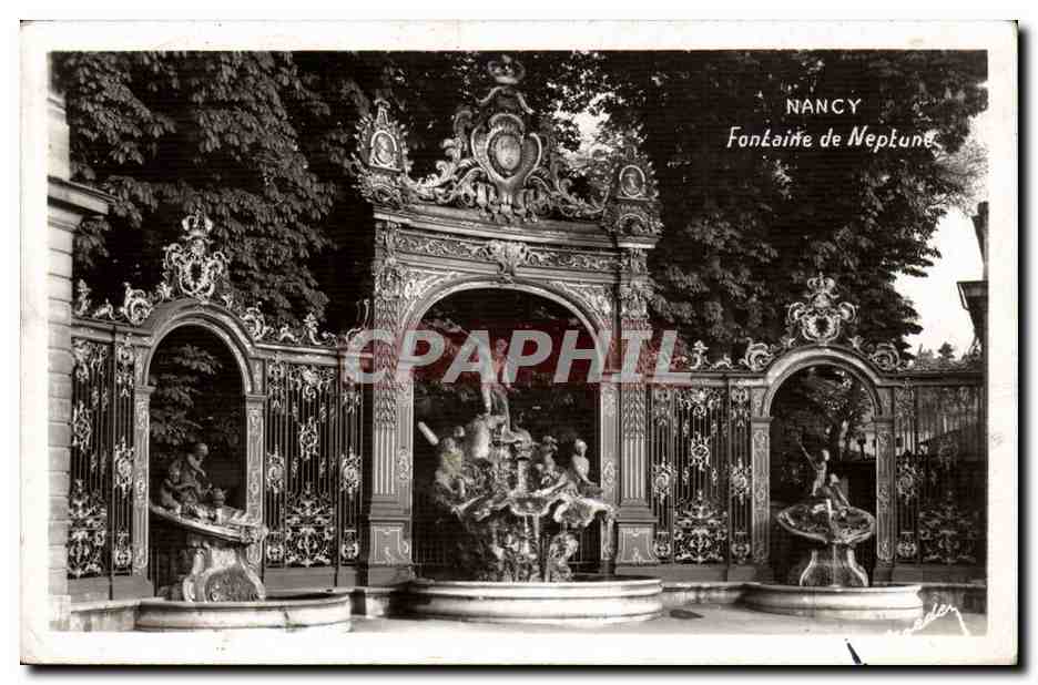 Nancy - Fontaine de Neptune - CPA 
