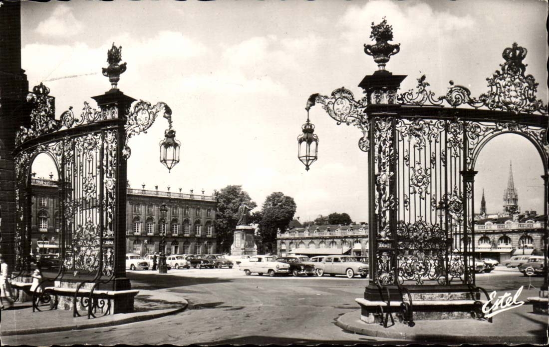 Nancy - Place Stanislas Grilles de Jean Lamour - CPA 