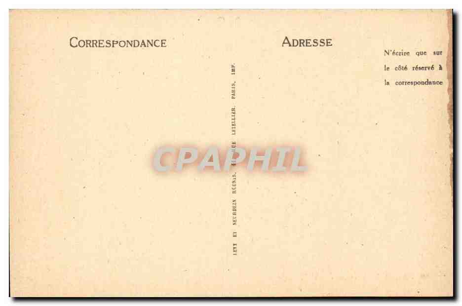 Nancy - Place de la Carriere - CPA  — Verso
