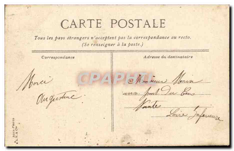Lourdes - Saint Michel - CPA  — Verso