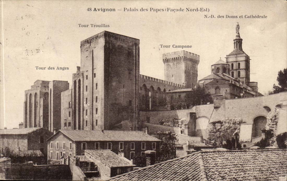 Avignon - Palais des Papes - Facde Nord Est - CPA 