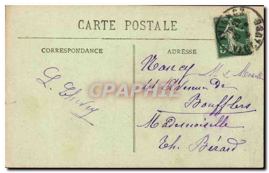 Avignon - Palais des Papes - Facde Nord Est - CPA  — Verso