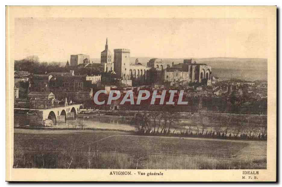 Avignon - Vue Generale - CPA 