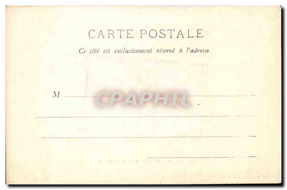 Nancy - Fontaine D'Amphitrite - CPA  — Verso
