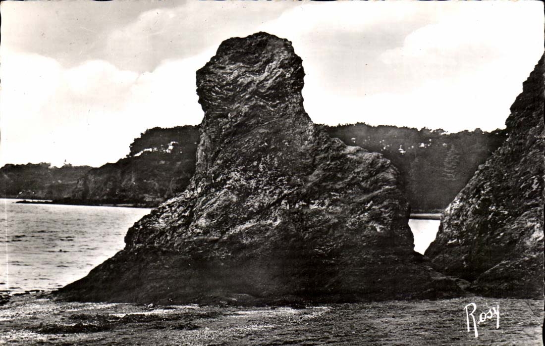 Saint Nazaire - Sur la Cote a Bonne Anse - Rocher du Lion- CPA 