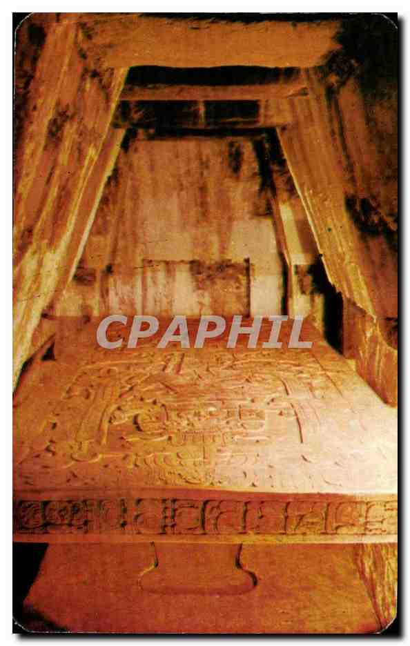 La Cripta del Príncipe — Palenque, Chiapas, Mexique — TARJETA POSTAL Mexfotocolor n° 477-A