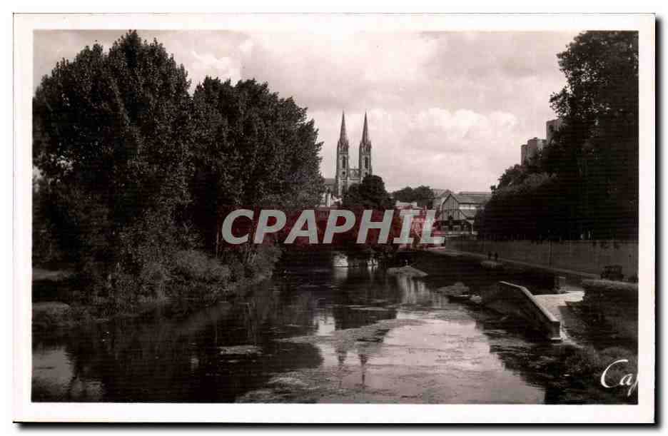 Niort - Paysage sur la Sevre Niortaise CPA 