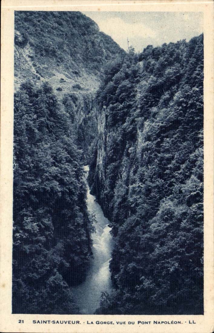 Saint-Sauveur - La Gorge, vue du Pont Napoléon — LL, n°21