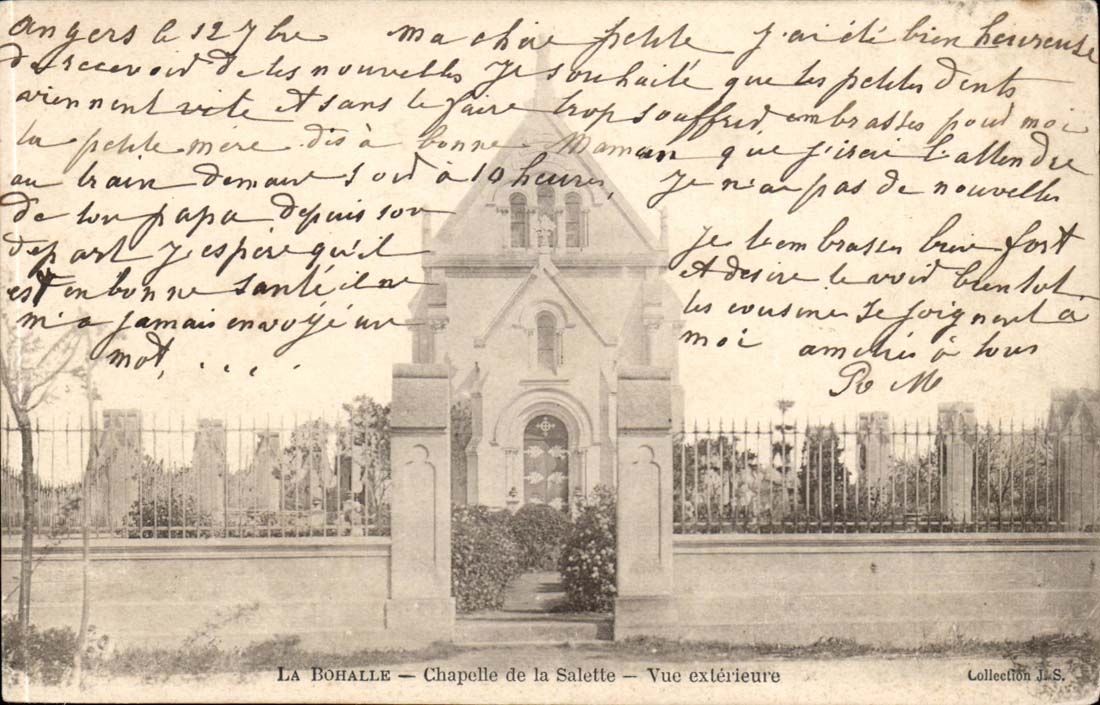 La Bohalle - Chapele de la Salette - Vue exterieur CPA 