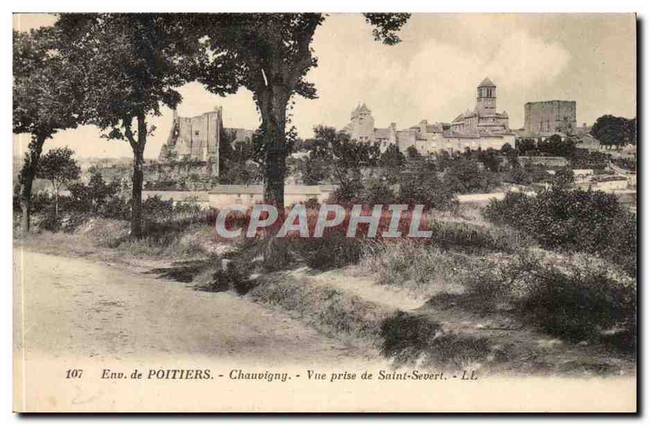 Poitiers - - Chauvigny Vue prise de Saint Server CPA 