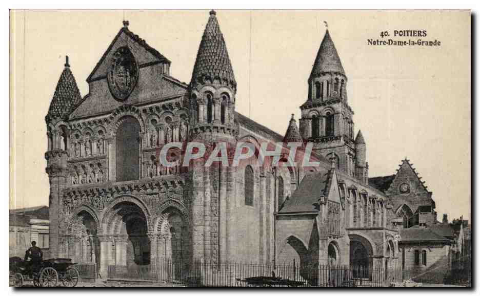 Poitiers — Notre-Dame-la-Grande — éditeur non identifié, n° de série 40