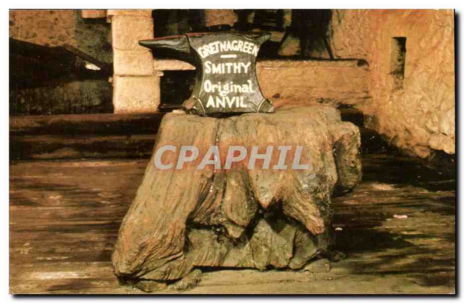 Ecosse - Scotland - The Original Marriage Anvil Blacksmith's Shop Gretna Green - CPA 