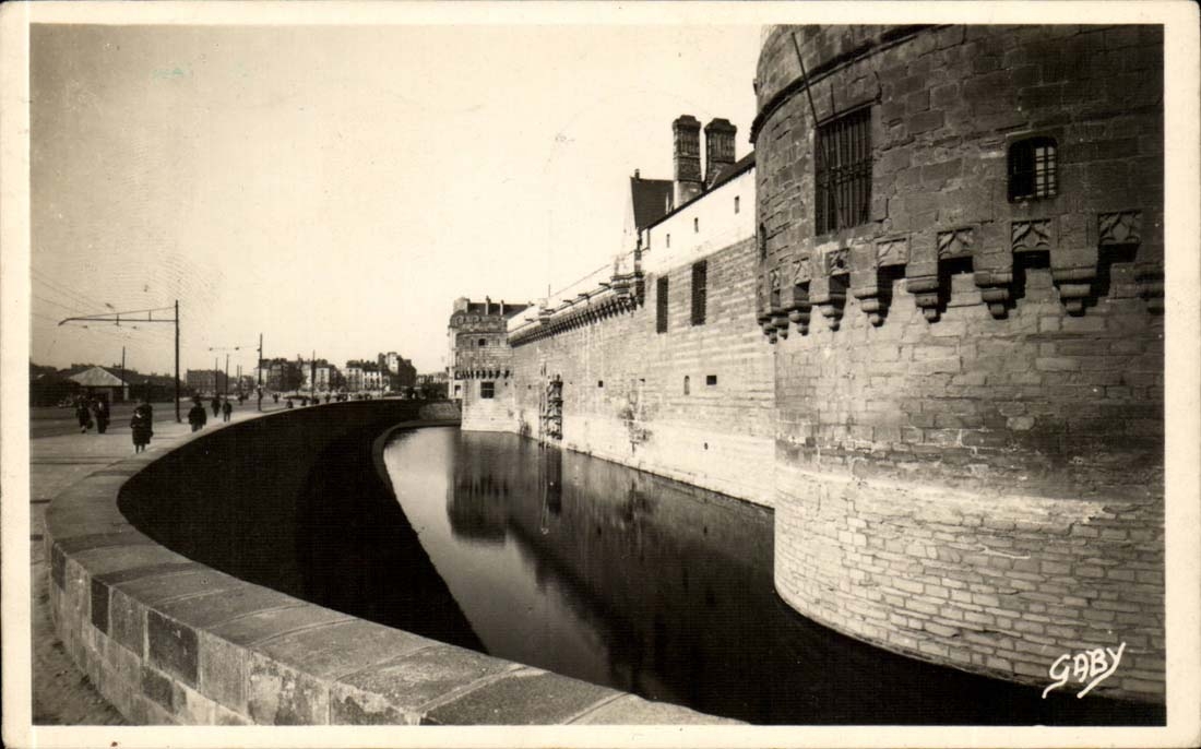 Nantes - Chateau des Ducs de Bretagnes Les Douves - CPA 