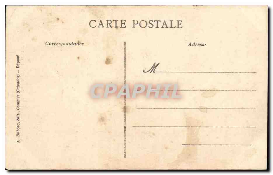 CPA Aux pieds de ND de la Delivrande J'ai prie pour vous  — Rückseite