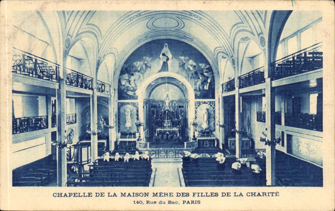 CPA Chapelle de la maison mere des filles de la charite 140 rue du Bac Paris