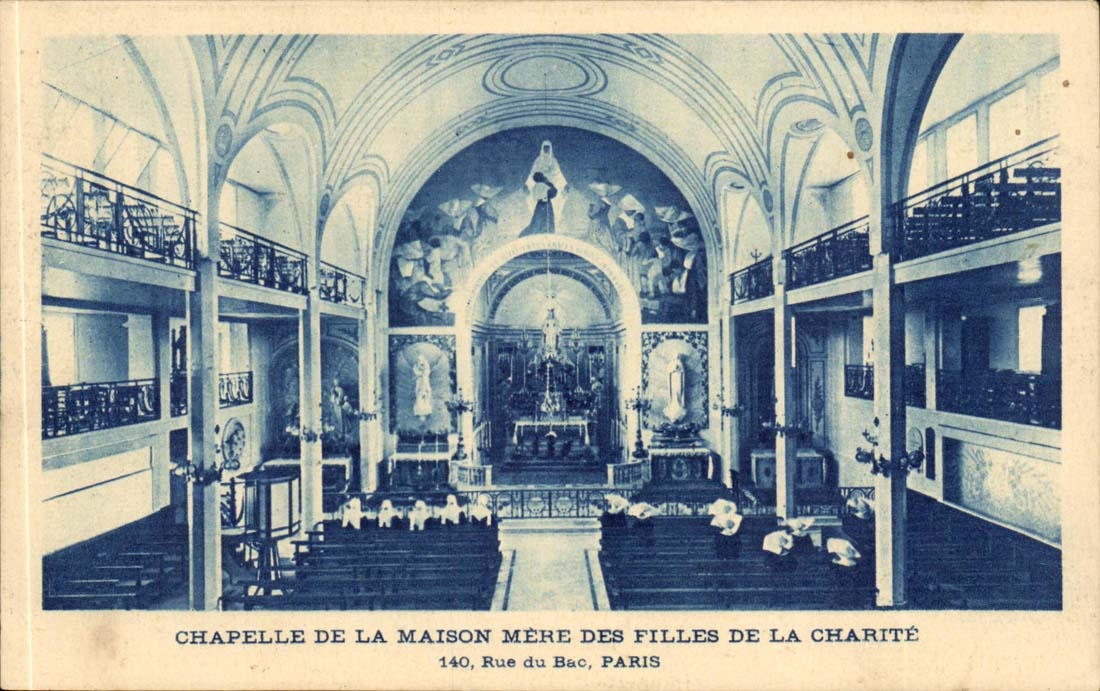 CPA Chapelle de la maison mere des filles de la charite 140 rue du Bac Paris