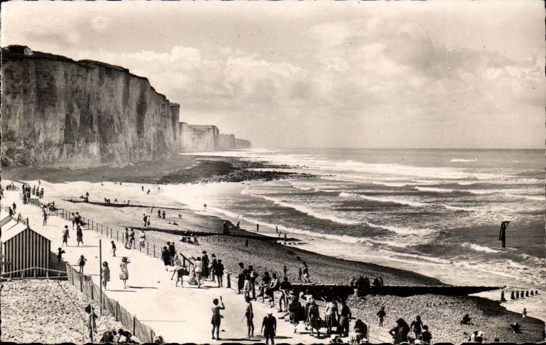 Ault Onival CPA La plage vue de la terrasse