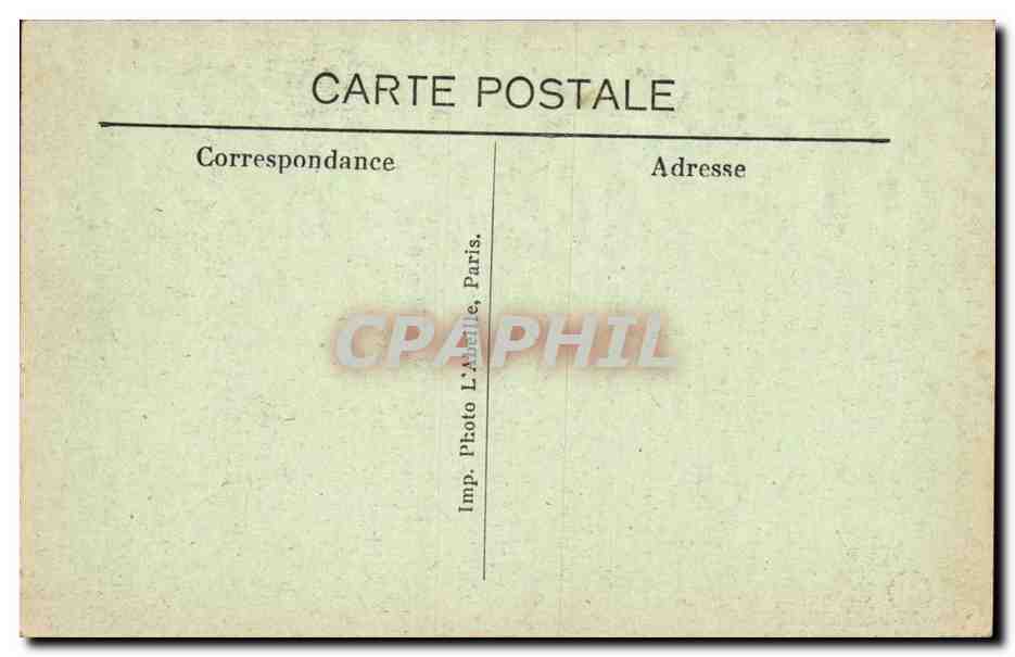 Paris CPA Champs Elysees Le petit palais  — Verso
