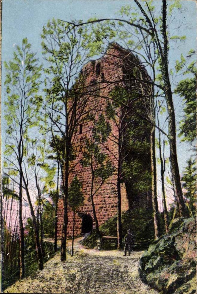 Burg Nideck — la forteresse du Riesenfräulein — Springer & Söhne, Straßburg i. Els.