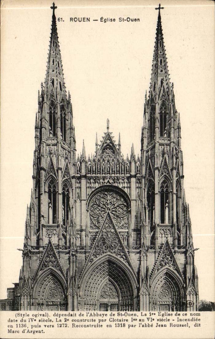 Rouen CPA Eglise Saint Ouen