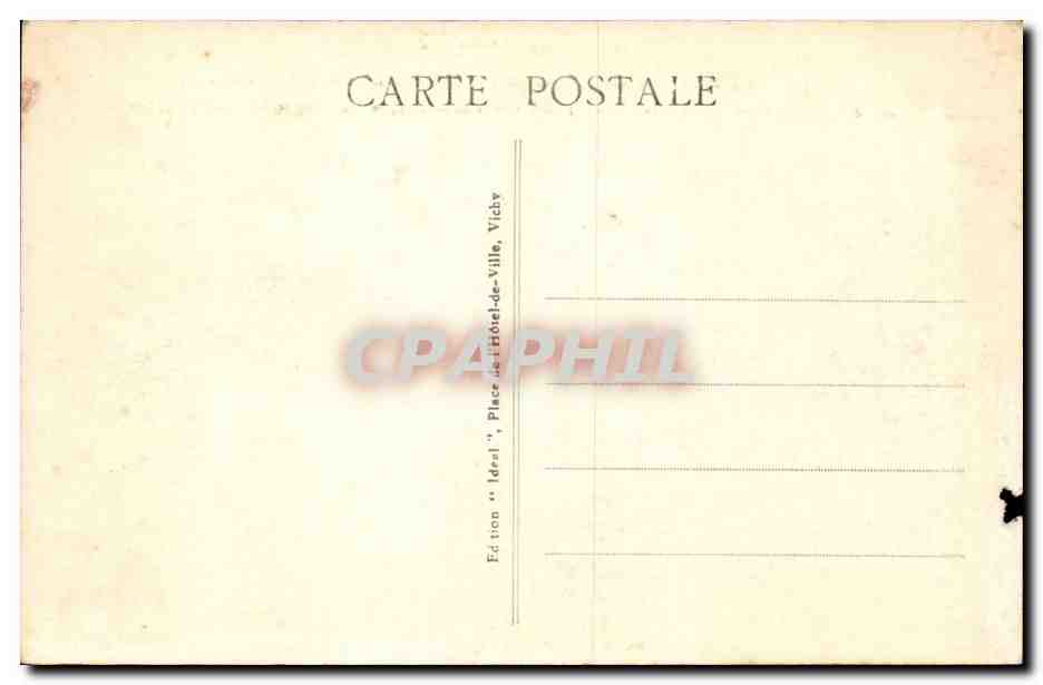 Le Viaduc des Fades — Vue générale de la Sioule — L'Auvergne pittoresque — Édition 'Idéal', Vichy — Verso